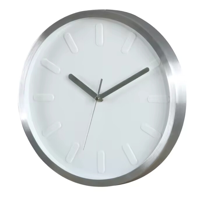 metal wall clock