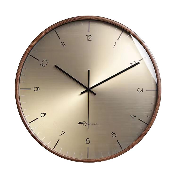 Metal Wall Clock for Living Room Home Decor