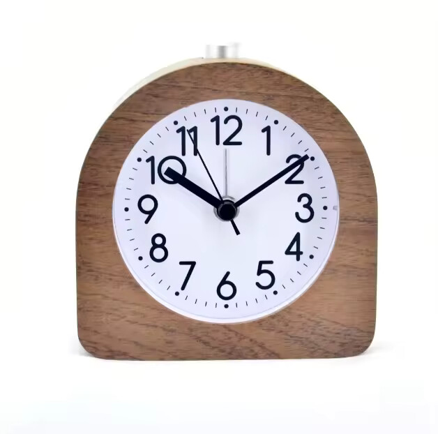 quartz alarm clock with led light