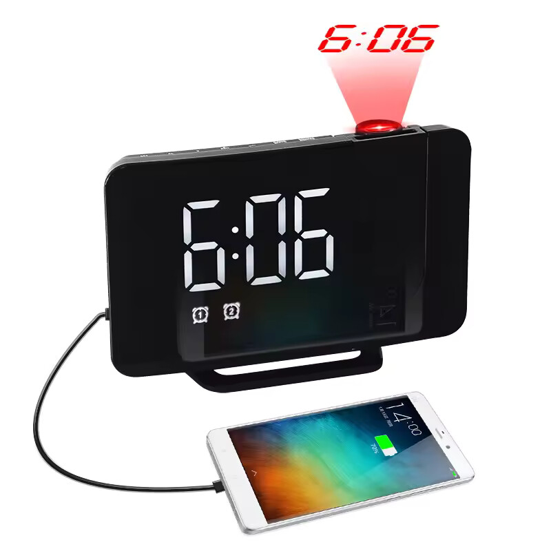 Digital Alarm Clock with LED Display