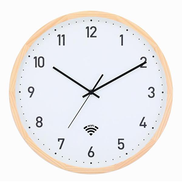 tick-free wooden wall clock from china manufacturer