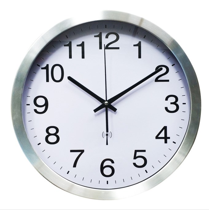 Best Seller of Metal Frame Analog DCF Radio Controlled Wall Clock