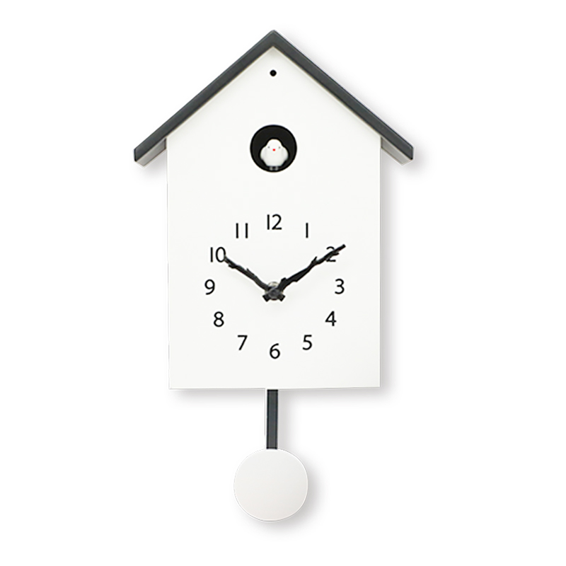 classic cuckoo wall clock with pendulum