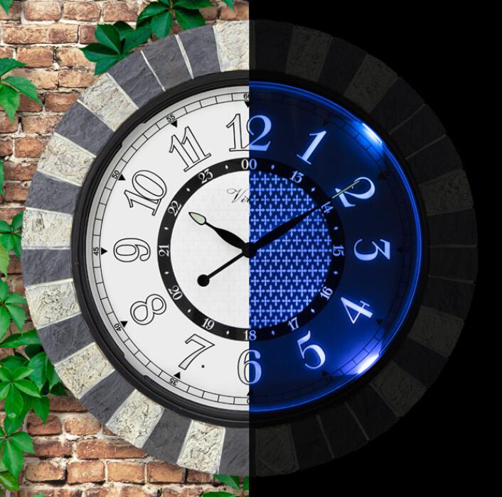 outdoor wall clock 18 inch